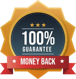 money-back guarantee seal