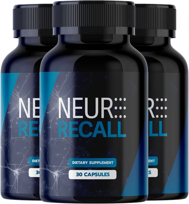 NeuroRecall 3 bottles